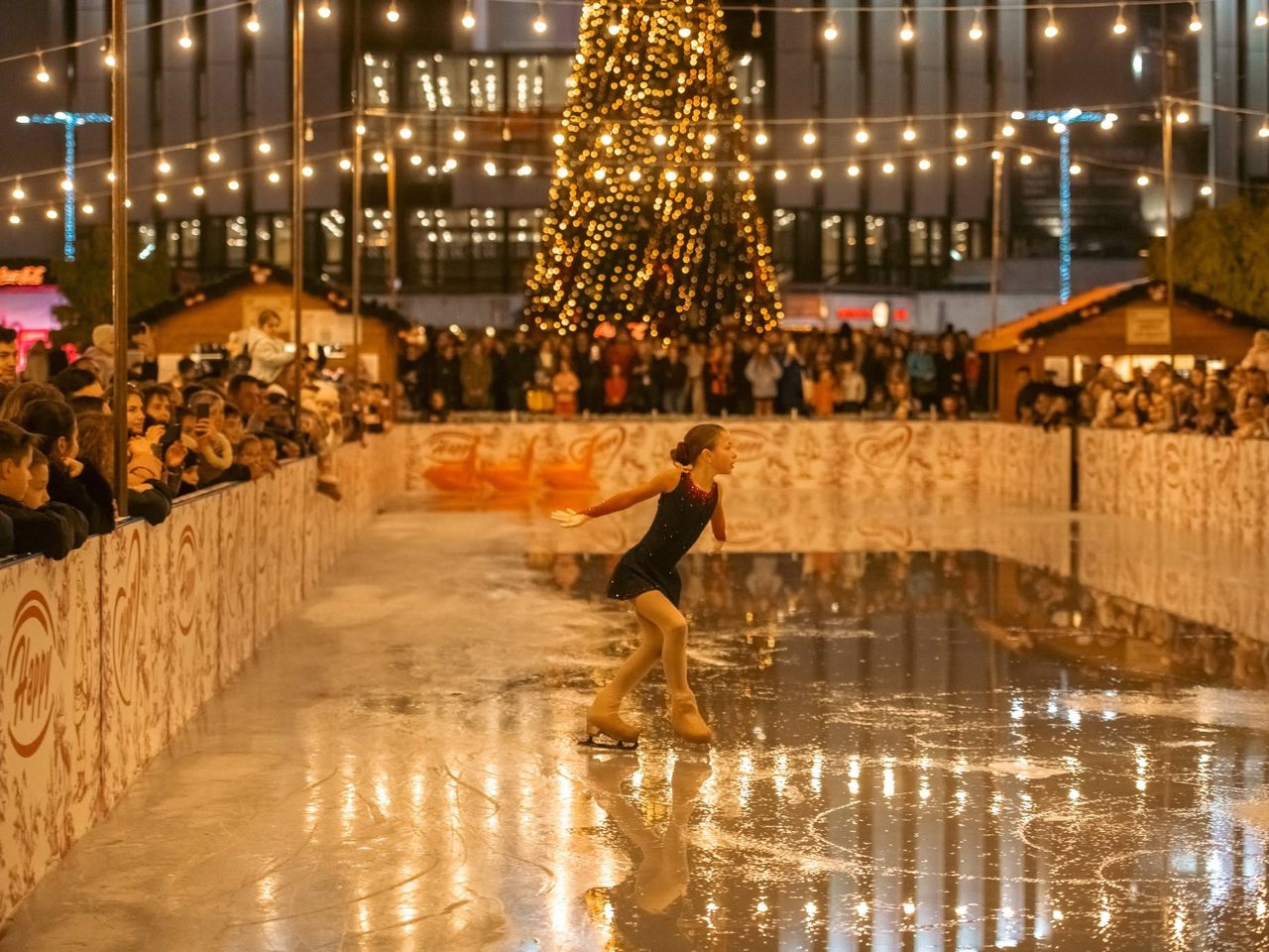 The festival ice rink
